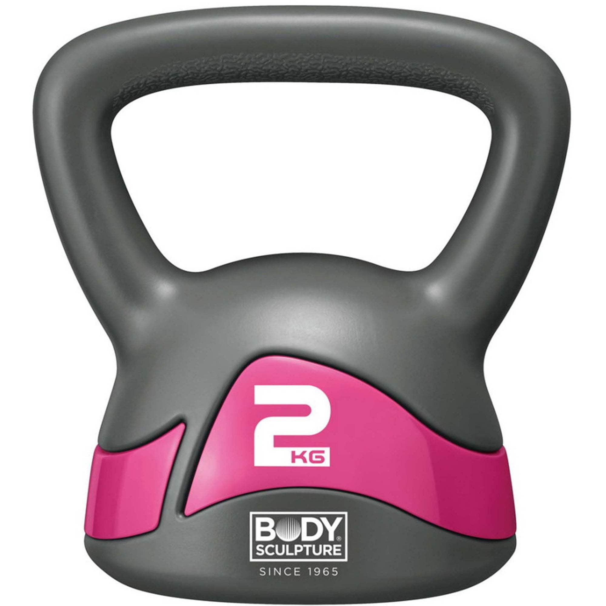 جرس غلاية حديد ناعم رمادي وردي 2 كجم