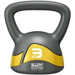 Soft Iron Kettlebell Grey Yellow 3kg