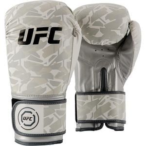 Octagon Camo Boxing Gloves | White