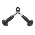 Solid Tricep Press Down Bar with TPR Grips