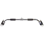 Revolving 38 Inch Solid Lat Bar With TPR Grips