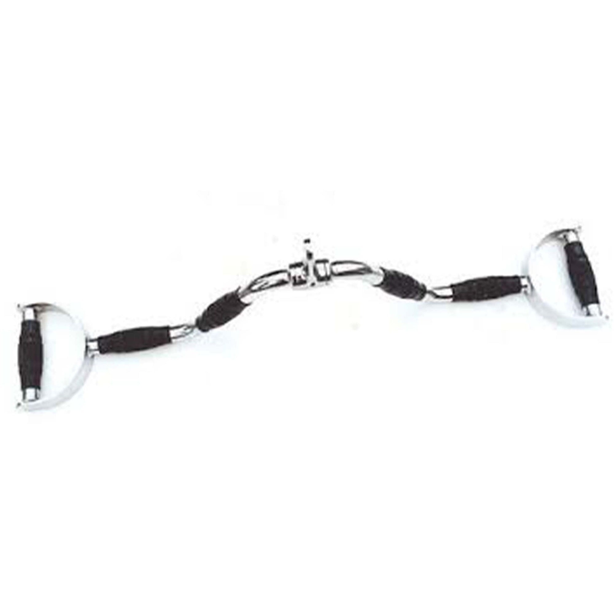 Revolving 36 Inch Solid Super Lat Bar With Grips