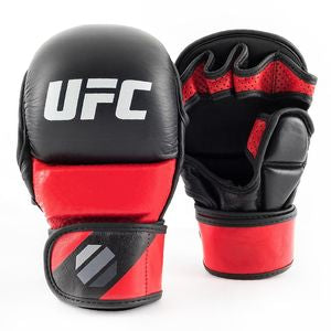 Pro MMA Safety Sparring Gloves | Black-Red